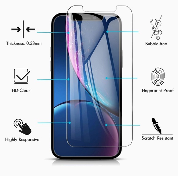 NEW Glass Screen Protector & Case - Picture 3 of 6